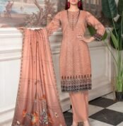 Nisha Designer Unstitched Party Wear 3 piece Summer Dress